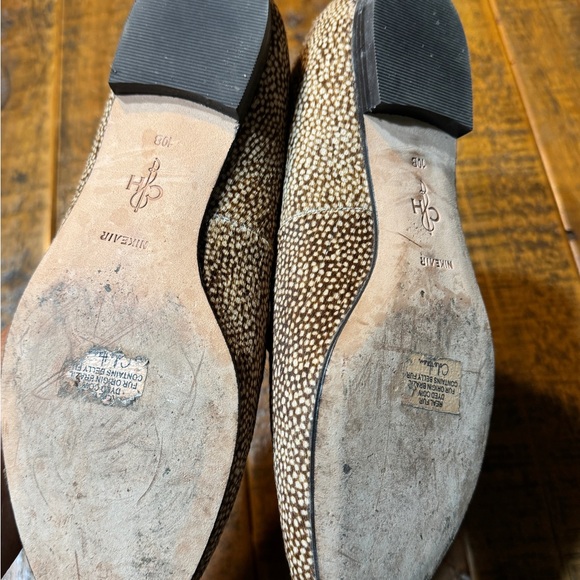 Cole Haan women’s real fur loafers, sz 10 - Picture 6 of 9